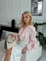 Юбка миди с разрезом спереди — изображение 4