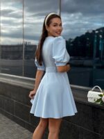 Платье мини верх на запах — изображение 9