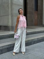 Брюки палаццо с защипами — изображение 2