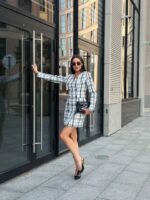 Платье-жакет твид