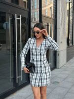 Платье-жакет твид