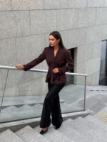 Жакет приталенный с защипами