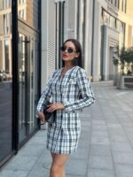 Платье-жакет твид