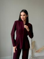 Костюм жакет приталенный и брюки со стрелками